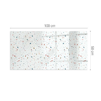 Sklo před krb obdélníkové Vzor s malými tvary