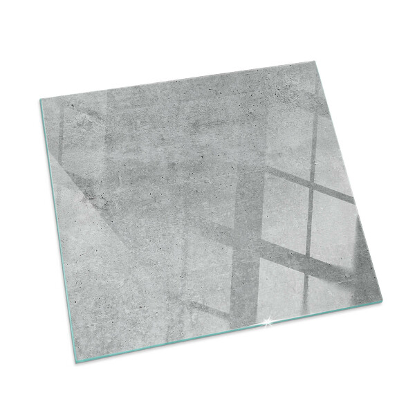 Sklo pod krbová kamna obdélníkové Textura surového betonu
