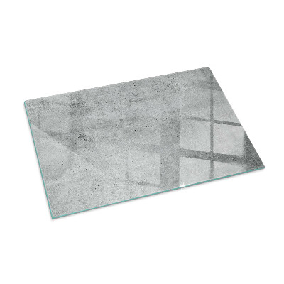 Sklo pod krbová kamna obdélníkové Textura surového betonu