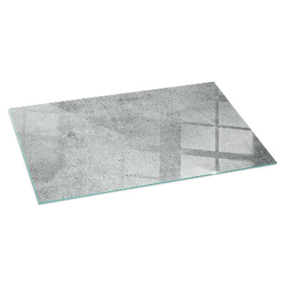 Sklo pod krbová kamna obdélníkové Textura surového betonu
