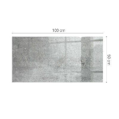 Sklo pod krbová kamna obdélníkové Textura surového betonu