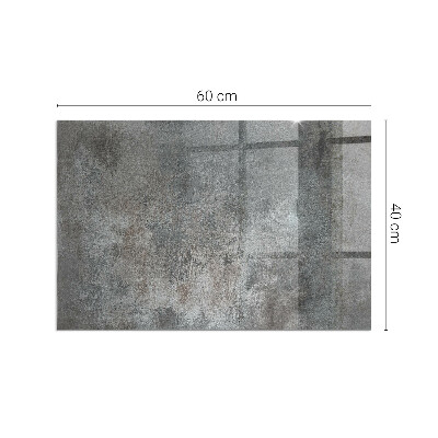 Sklo před krb obdélníkové Surová povrchová textura