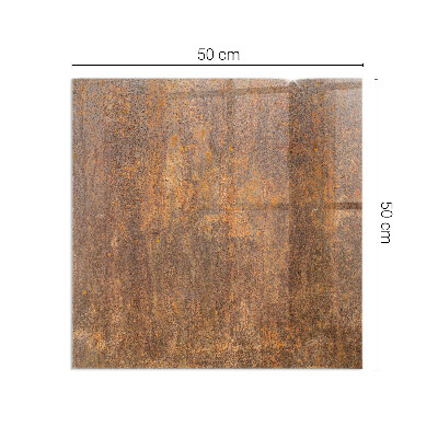 Sklo pod krbová kamna obdélníkové Rez textura na kovu