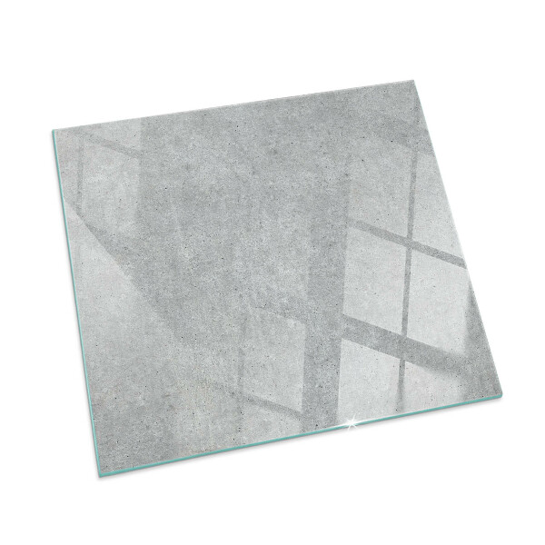 Sklo před krb obdélníkové Textura surového betonu