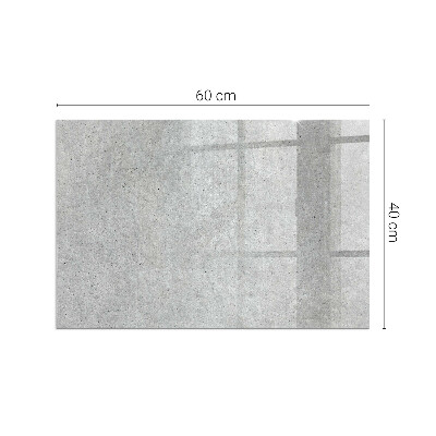 Sklo před krb obdélníkové Textura surového betonu