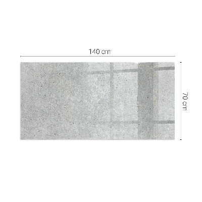 Sklo před krb obdélníkové Textura surového betonu