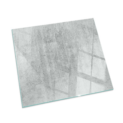 Sklo pod krbová kamna obdélníkové Textura surového betonu