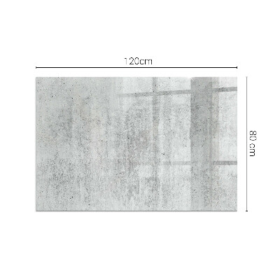 Sklo pod krbová kamna obdélníkové Textura surového betonu