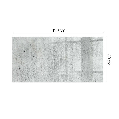 Sklo pod krbová kamna obdélníkové Textura surového betonu