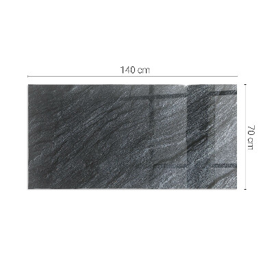 Sklo před krb obdélníkové Textura povrchu kamene