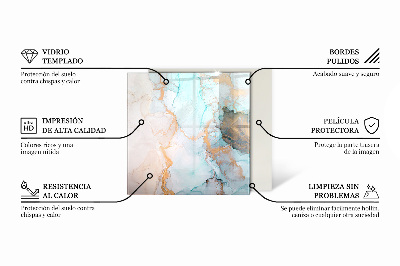 Sklo pod krbová kamna obdélníkové Geometrie se dřevem