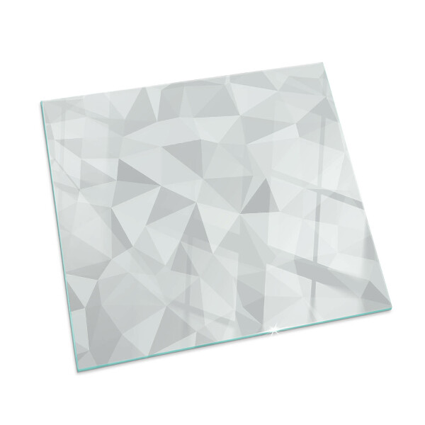 Sklo pod krbová kamna obdélníkové Abstraktní geometrický vzor