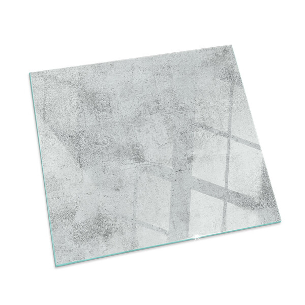 Sklo před krb obdélníkové Textura surového betonu