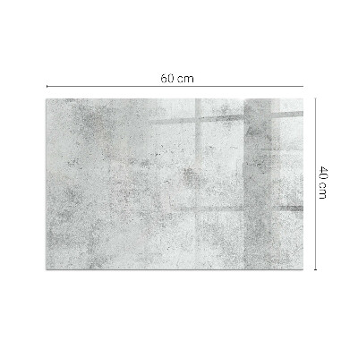 Sklo před krb obdélníkové Textura surového betonu