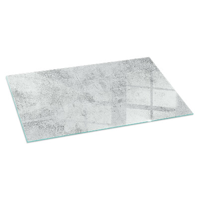 Sklo před krb obdélníkové Textura surového betonu