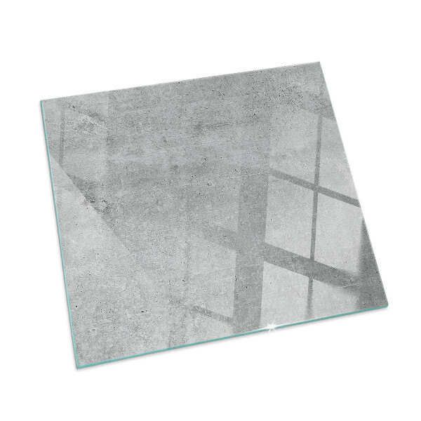Sklo pod krbová kamna obdélníkové Textura surového betonu
