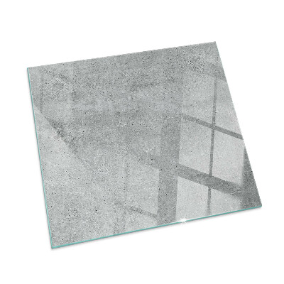 Sklo pod krbová kamna obdélníkové Textura surového betonu
