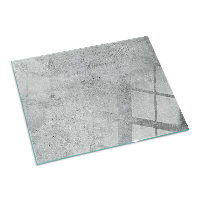 Sklo pod krbová kamna obdélníkové Textura surového betonu