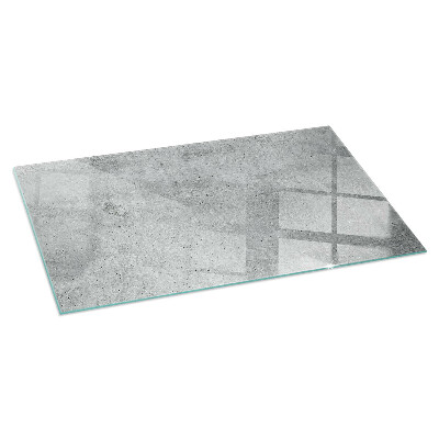 Sklo pod krbová kamna obdélníkové Textura surového betonu