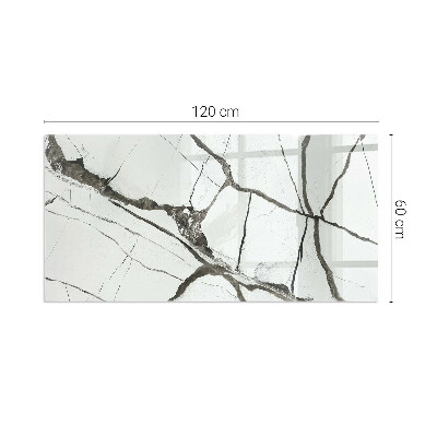 Sklo pod krbová kamna obdélníkové Mramorový žilní vzor