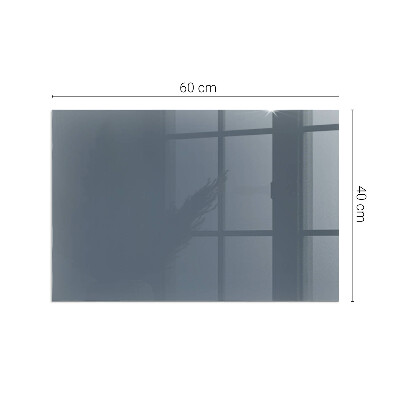 Sklo před krb obdélníkové Barva tmavě modrá