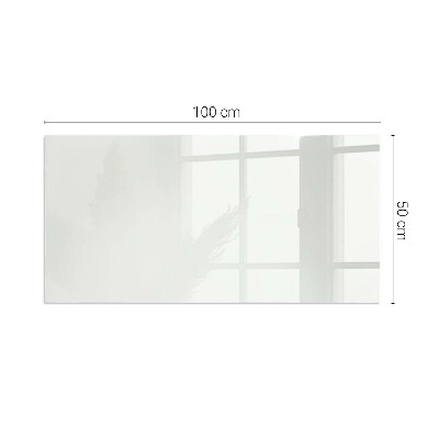 Sklo před krb obdélníkové Barva Slonovinová