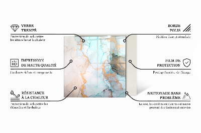 Sklo před krbovou vložku šestiúhelníkové Vzor inspirovaný kamenem