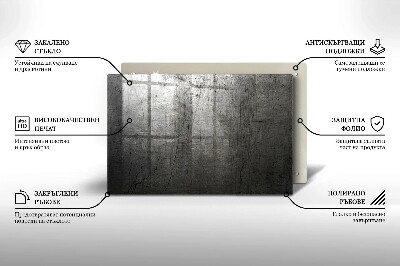 Podložka pod svíčku Textura kovu