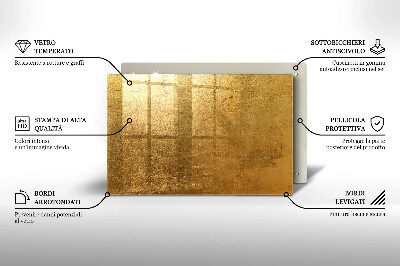 Podložka pod svíčku Textura pozadí zlatá