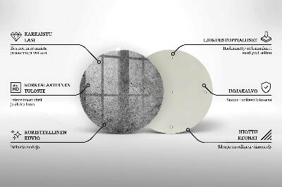 Podložka pod svíčku kulatá Textura betonu a kamene