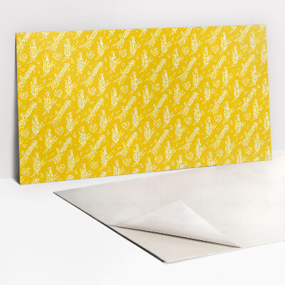 Nástěnný panel Žlutá kreslená kukuřice