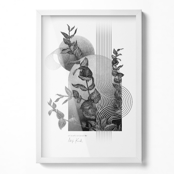 Bílý závěsný fotorámeček 40x60 cm