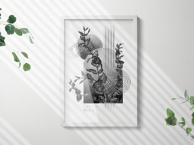 Bílý závěsný fotorámeček 40x60 cm