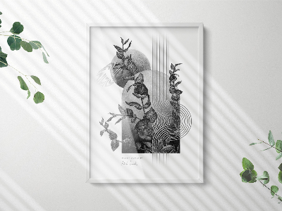 Bílý závěsný fotorámeček 50x70 cm