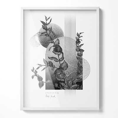 Bílý designový fotorámeček 60x80 cm