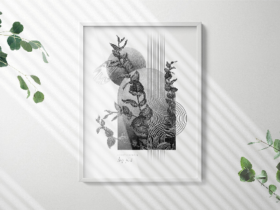 Bílý designový fotorámeček 60x80 cm