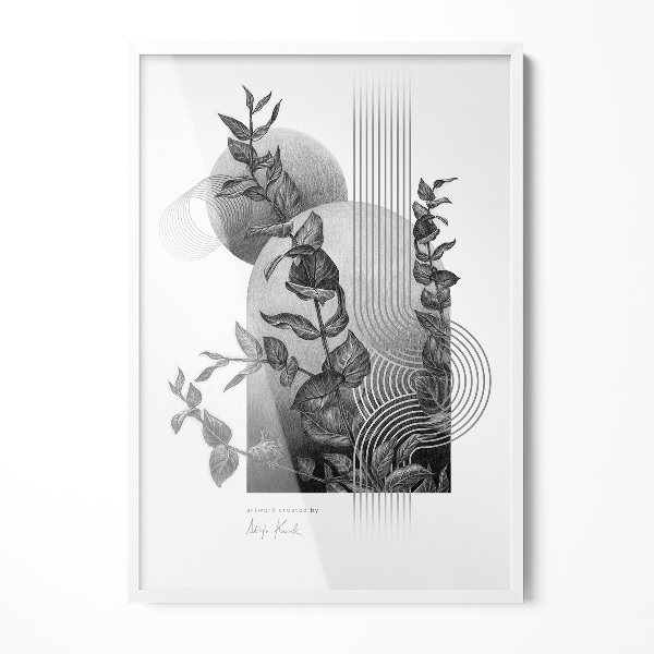 Bílý fotorámeček na stěnu 70x100 cm