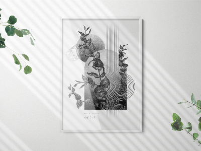 Bílý fotorámeček na stěnu 70x100 cm