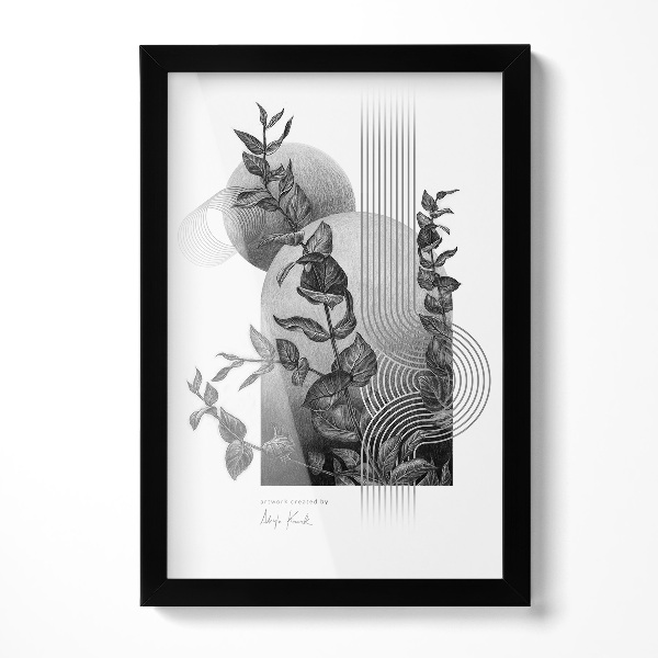 Černý designový fotorámeček 20x30 cm