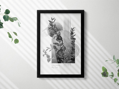 Černý designový fotorámeček 20x30 cm