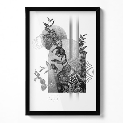 Černý závěsný fotorámeček 40x60 cm