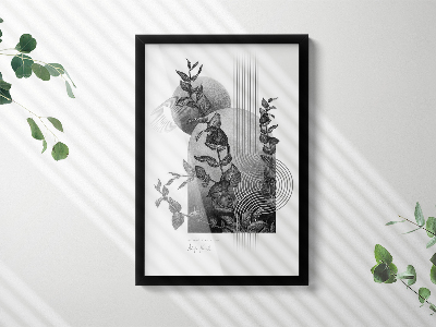 Černý závěsný fotorámeček 40x60 cm