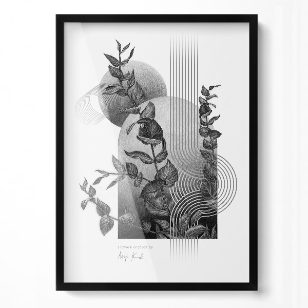 Černý fotorámeček 50x70 cm