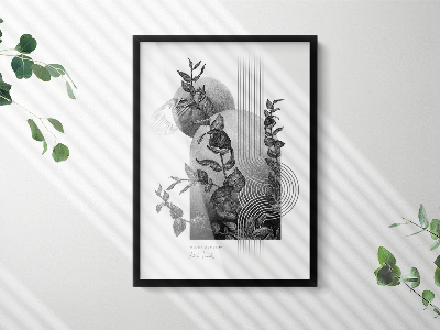 Černý fotorámeček 50x70 cm