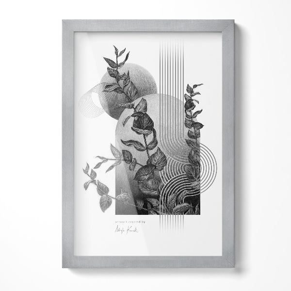 Stříbrný designový fotorámeček 20x30 cm