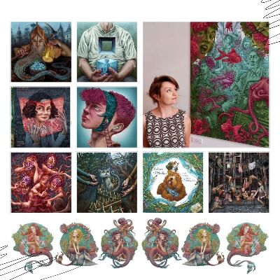 Stříbrný závěsný fotorámeček 50x50 cm