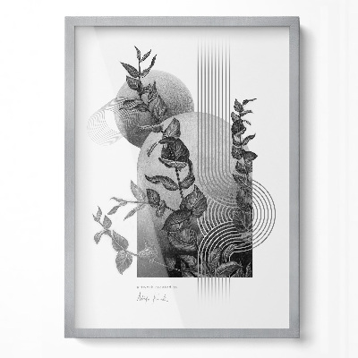 Stříbrný fotorámeček na stěnu 50x70 cm