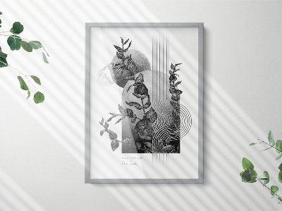 Stříbrný fotorámeček na stěnu 50x70 cm