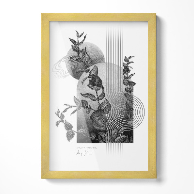 Zlatý fotorámeček na stěnu 20x30 cm