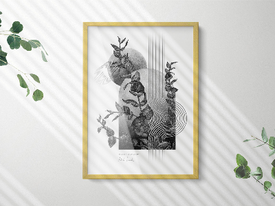 Zlatý designový fotorámeček 50x70 cm